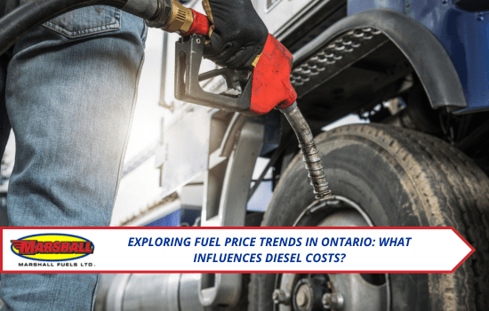 Marshall Fuels blog, Exploring Fuel Price Trends in Ontario: What Influences Diesel Costs?