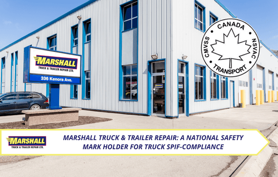 Marshall Truck blog, Marshall Truck & Trailer Repair: A National Safety Mark Holder for Truck SPIF-Compliance